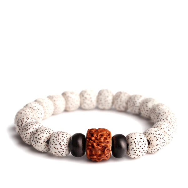 Bodhi Seed Root Bracelet Single Circle Bracelet Beads Beaded - Image 2