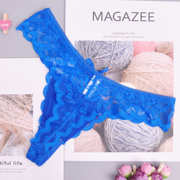 Adjusted  Cozy Lace Briefs G Thongs Underwear Lingerie For Women - Image 10