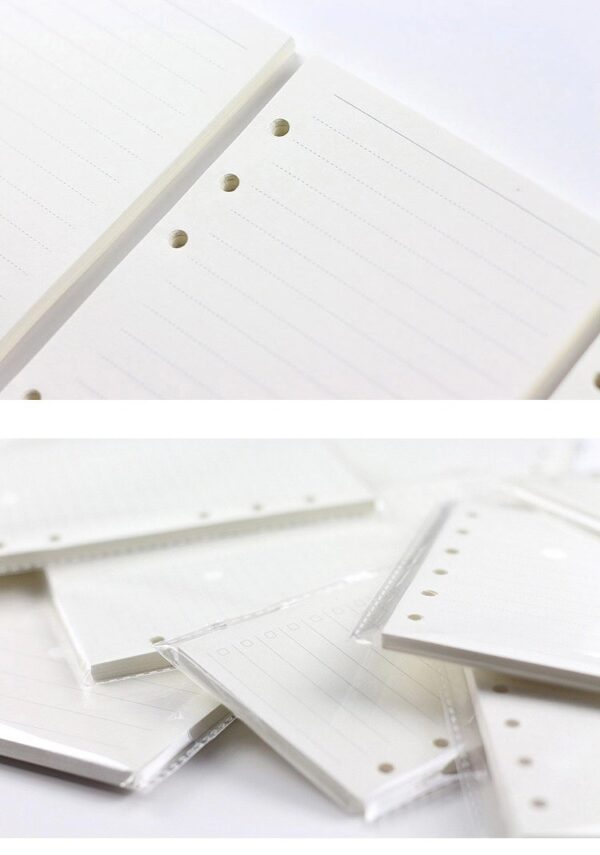 6-hole Notebook Loose-leaf Refill Blank Dot Matrix Horizontal Line - Image 9