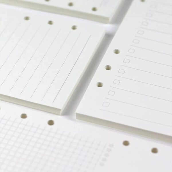 6-hole Notebook Loose-leaf Refill Blank Dot Matrix Horizontal Line - Image 2