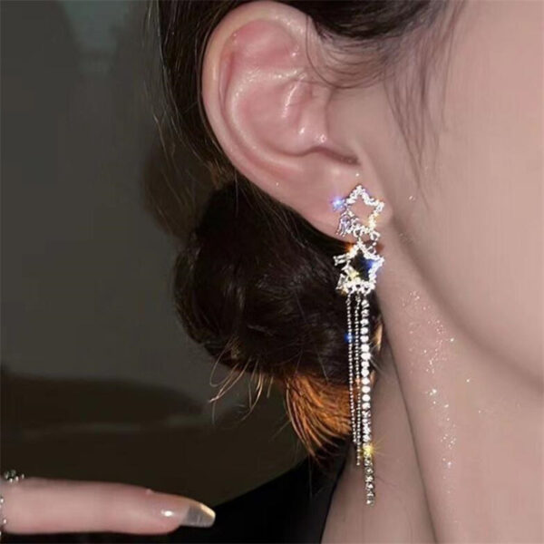 XINGX Water Drop Tassel Earrings Earrings Simple - Image 8